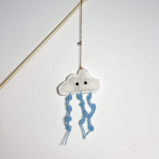 •Cat teaser wand toy - Rainy Cloud