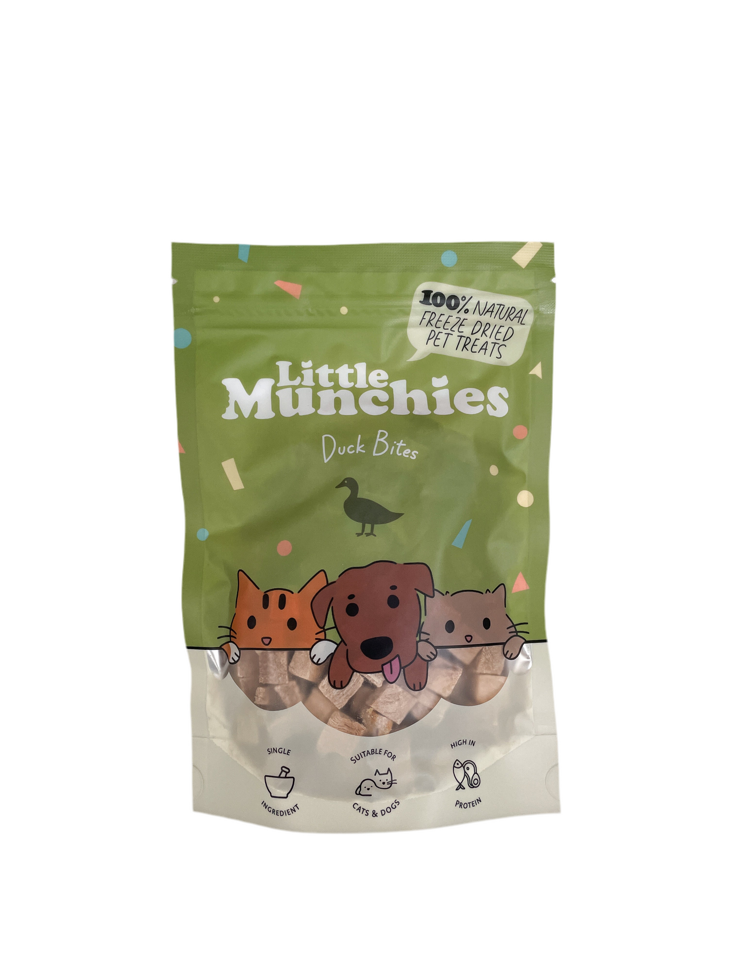 Freeze dried duck bites 50g