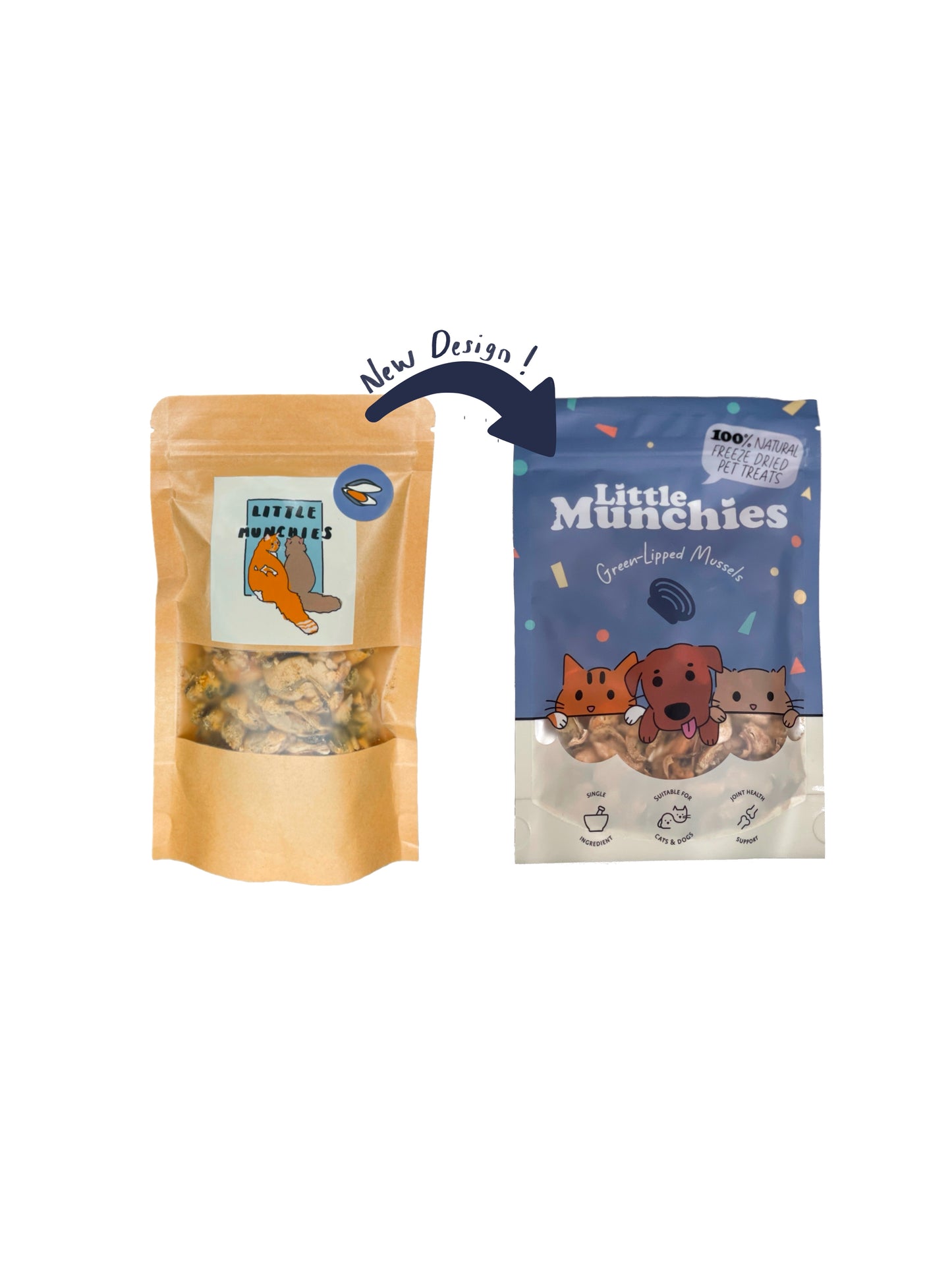 Freeze dried green-lipped mussels 40g