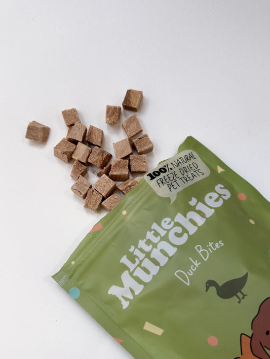 Freeze dried duck bites 50g