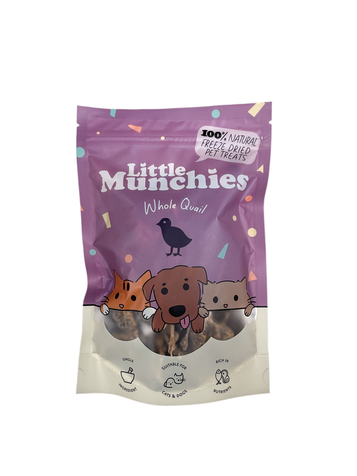 Freeze dried whole quail 40g