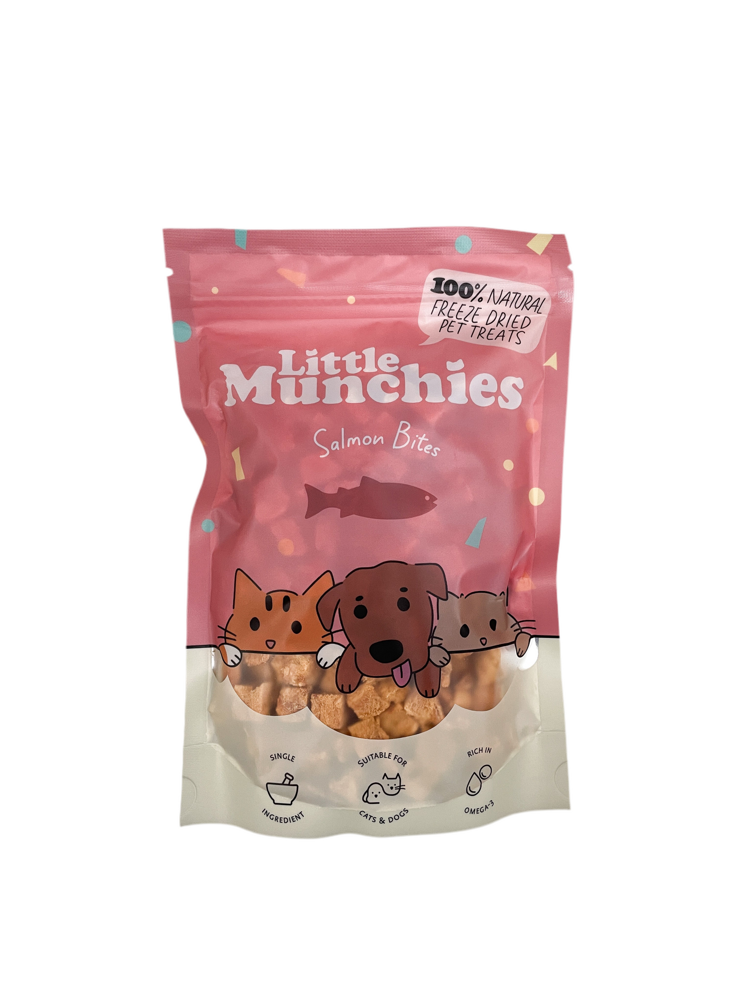 Freeze dried salmon bites 50g