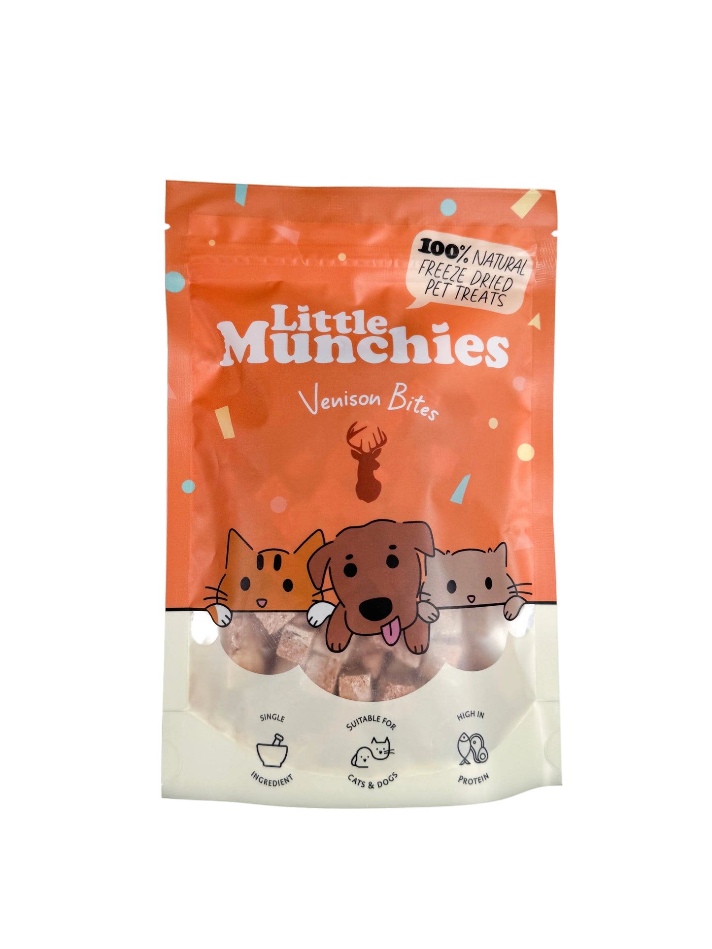 Freeze dried venison bites 40g