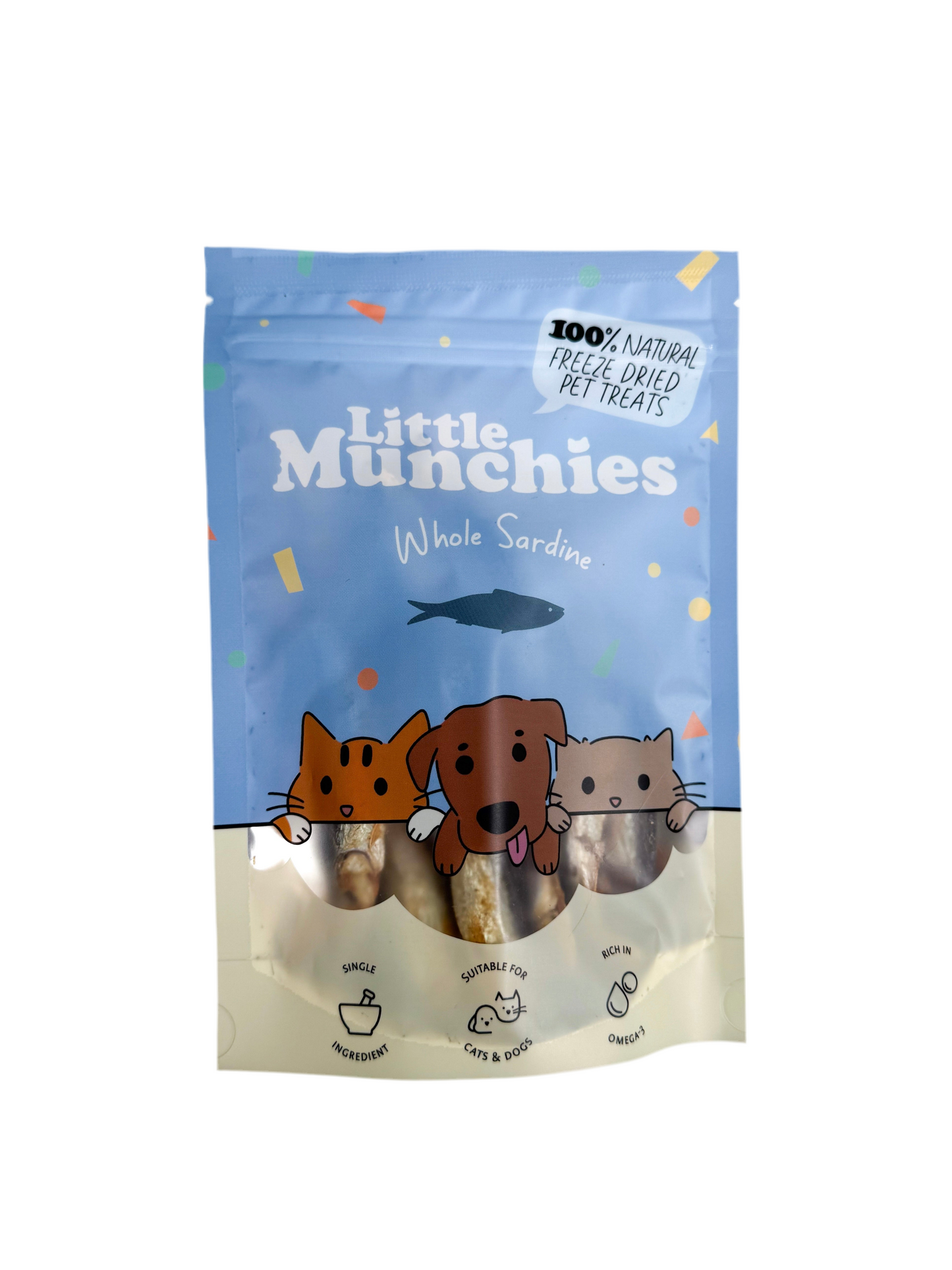 Freeze dried sardines 50g