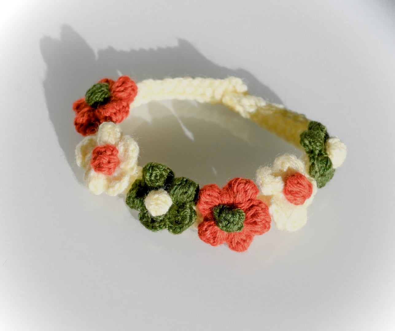 •Pet Crochet Collar - Fall-ing Flowers🌼